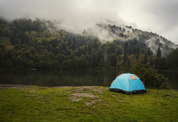 tent on backpacking trip